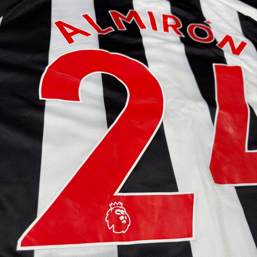 Castore Newcastle United Jersey Men 4XL Black White Almiron 24 Soccer Shirt NEW - Picture 10 of 13
